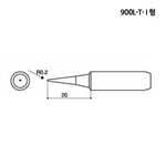 HAKKO Soldering Tips 900L-T-I, Tip for the 900L/908, 934